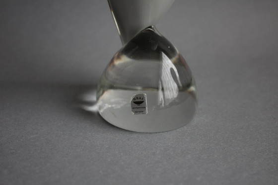 Image 1 of Scultura in vetro di Murano "Holzheber" (Biscottiere), vetreria Gral, Germania, di Livio Seguso