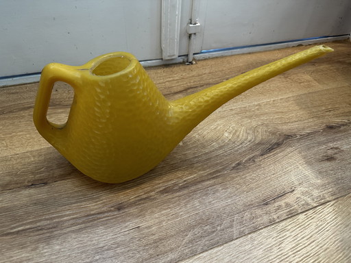 Vintage Yellow Watering Can Years 50s/60s