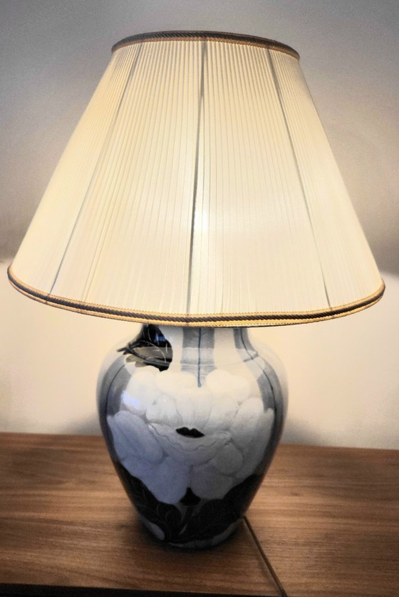Image 1 of Hubert Olivier ceramic lamp, France, 1980