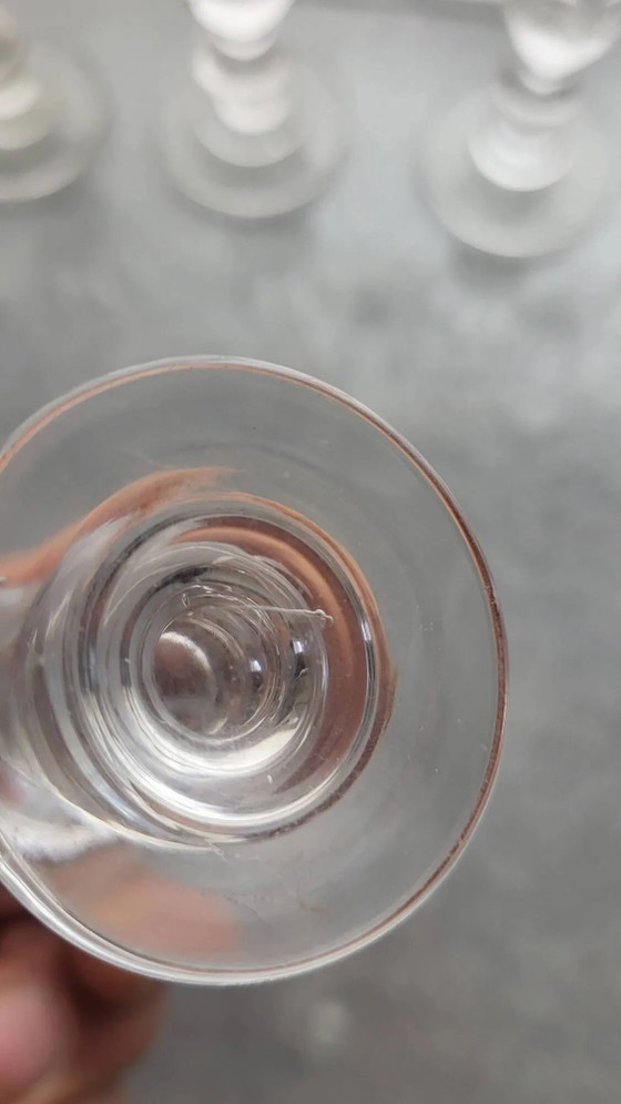 9 copas de cristal para digestivo Baccarat forma Caton – Vasos y jarras, Crystal, Glass (photo 5 of 5)