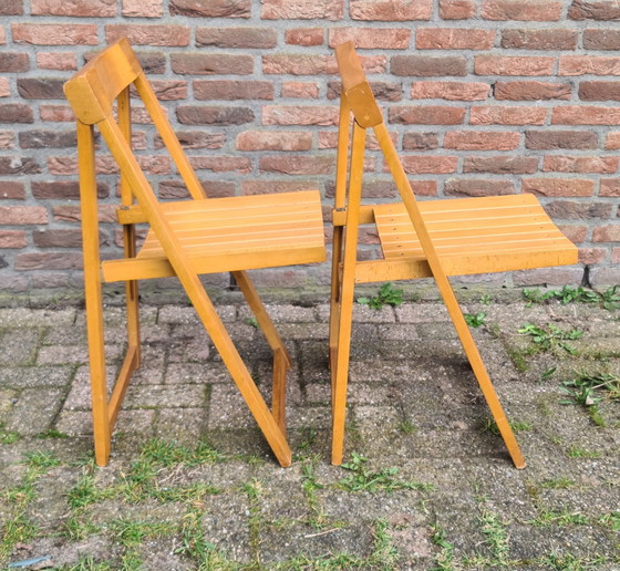 Image 1 of Aldo Jacober Voor Alberto
Bazzani 2 Stoelen Mod. Triëst
1960