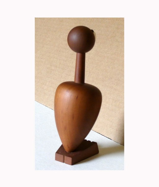 1 bird, vulture, condor, cherry wood, Royal Pet, Senshukai, Japan 1970s
