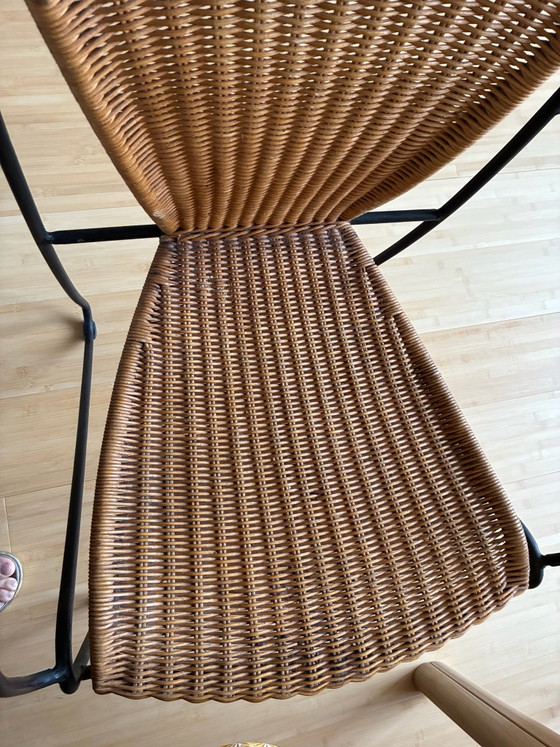 6 Frederick Weinberg armchairs – Metal, Brass (photo 4 of 8)