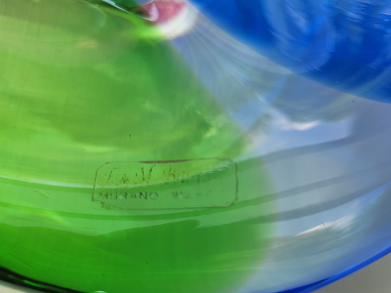 Image 1 of Original F&M Ballerina Murano Sommerso Bowl 32 x 20 cm
