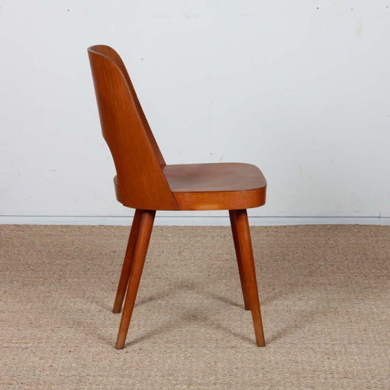 Image 1 of Set van 4 vintage stoelen van Oswald Haerdtl voor Ton, 1960.