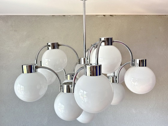 Vintage Boulanger Sputnik – Chandeliers, Glass, Metal (photo 2 of 13)