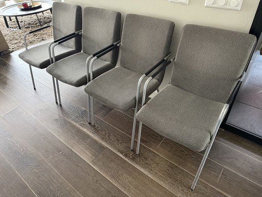 4x Gelderland Young Zoom dining chairs