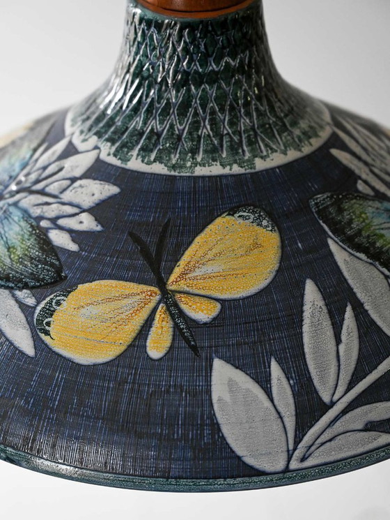 Image 1 of Lámpara colgante de cerámica de Tilgmans Keramik, atribuida a Marian Zawadzki