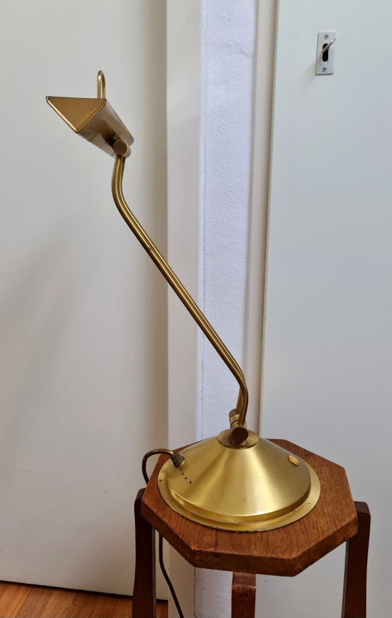 Image 1 of Lampe de banquier lampe de bureau lampe de piano Hollywood Regency Heinz Neuhaus