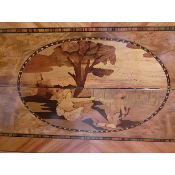 Image 1 of Italienische Kommode mit Intarsien aus der Mitte des 20. Jahrhunderts