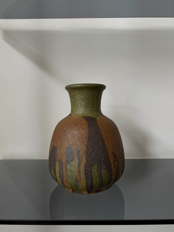 Vintage West-Duitse keramische vaas – Vazen, Ceramic, Mid Century Modern (photo 2 of 4)