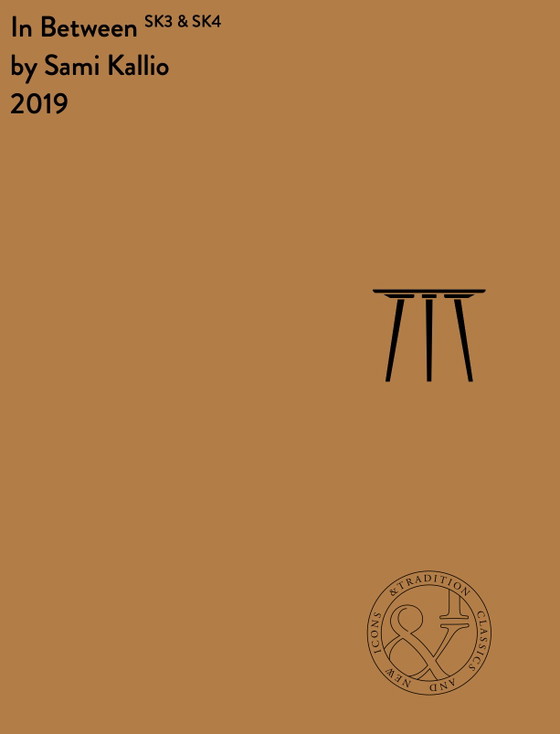 Table SK4 et 4 chaises assorties de la marque Tradition In Between Design. Excellent état. – &Tradition (photo 7 of 9)