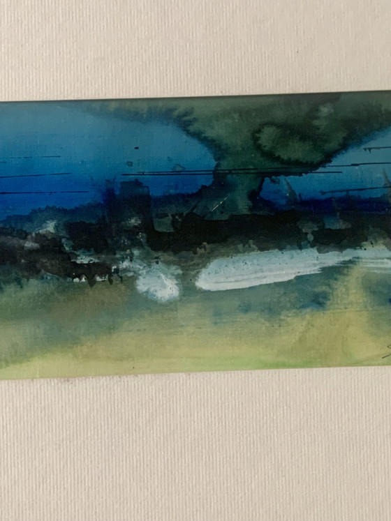 Original Watercolor - Slava Saveliev (1944-2013) - Provenance Atelier 90s – Paintings & Drawings, Paper (photo 3 of 8)