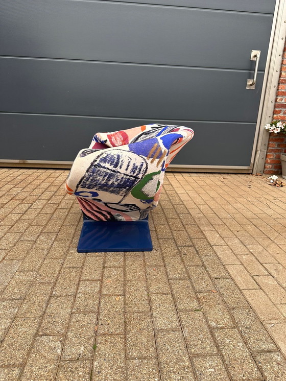 Image 1 of Silla Artifort Ribbon Pierre Paulin en tela de Pierre Frey La Toile du Peintre