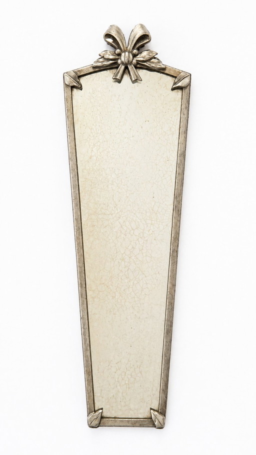 Svenskt Tenn – "Swedish Grace" Pewter Mirror with Bow (1920-30)