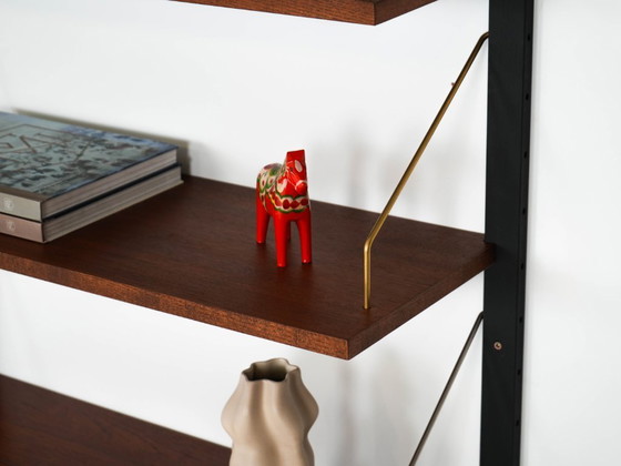 Image 1 of Teak wall unit, Danish design, 1960s, production: Denmark