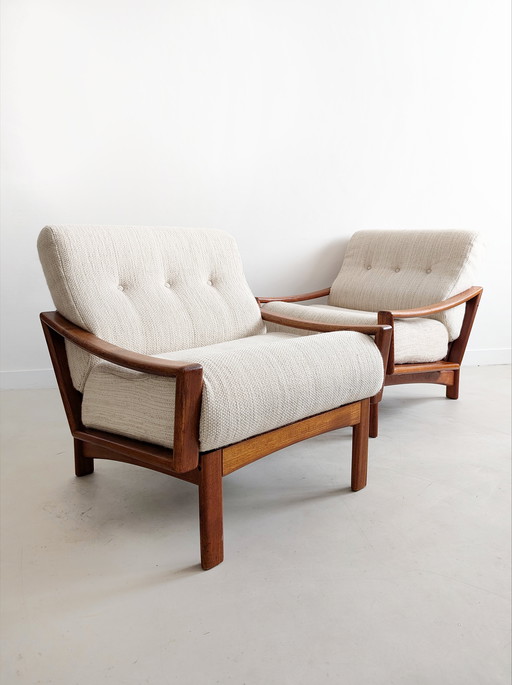 Grete Jalk For Glostrup 1960'S  Midcentury Loungechairs