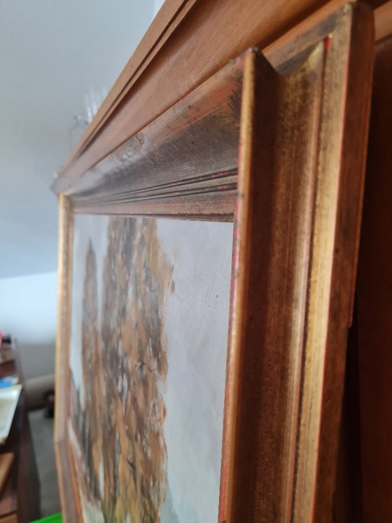 Image 1 of Oil painting by the landscape painter Clemens Neuhaus, 1977