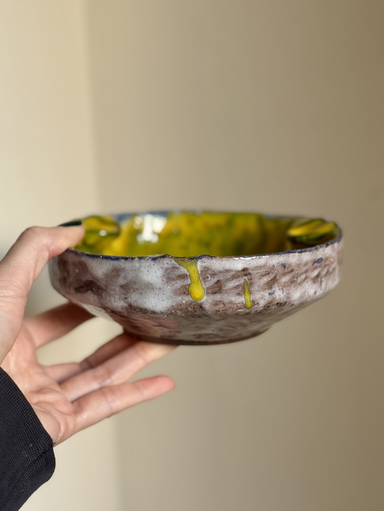 Image 1 of Ciotola/posacenere in ceramica vintage stile lava grassa retrò anni '60/'70