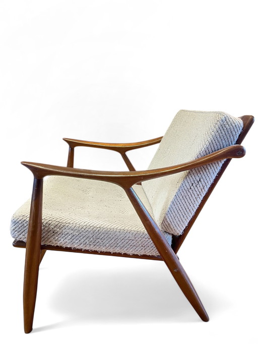 1 x Frederik Kayser Teakholzsessel Vatne Mobelfabrik Norwegen 1950