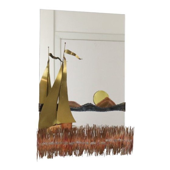 Specchio Design Barca in Rame e Ottone Daniel D’Haeseleer – Sculture, Copper, Brass (photo 17 of 22)
