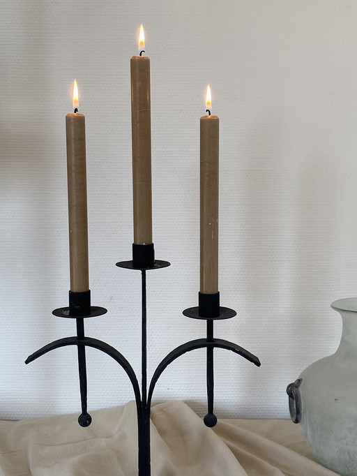 Chandelier vintage en fonte