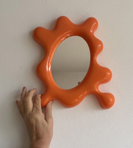 Ikea Tunga-spiegel oranje