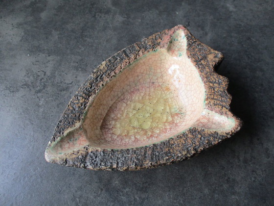 Image 1 of Pieter Groeneveld, posacenere, smaltato, con interno screpolato, marchiato.