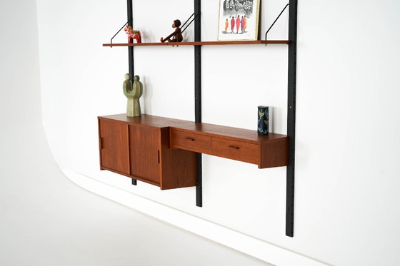 Image 1 of Teak shelving unit, Danish design, 1960s, production: Denmark