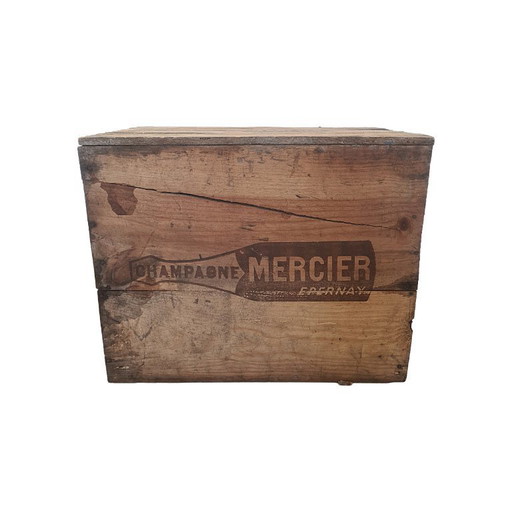 Mercier champagne bottle crate from 1929