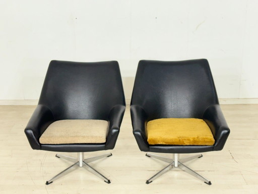 Draaistoel uit het midden van de 20e eeuw / Vintage designklassieker uit de jaren 60 / Fauteuil