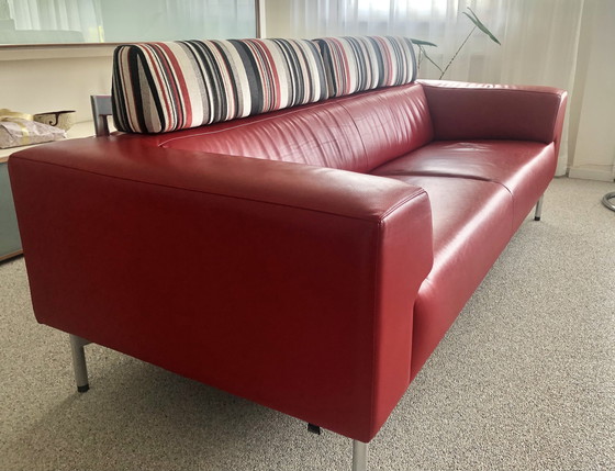 Image 1 of Divano a 3 posti Leolux Howlo rosso Ferrari