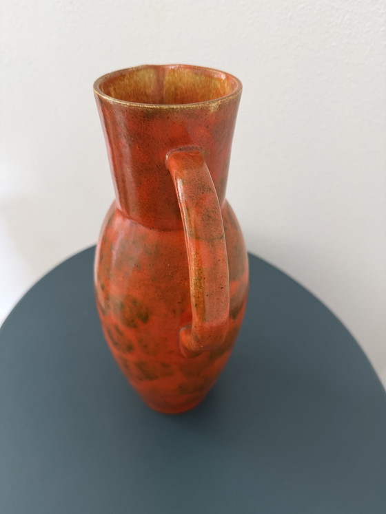 Image 1 of Vintage West German ceramic vase - fat lava design