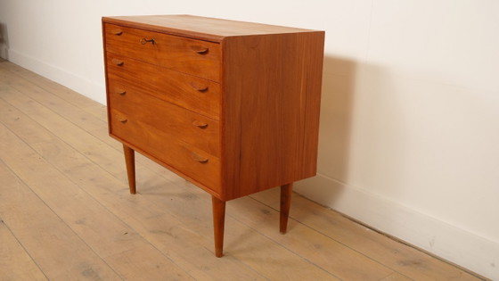 Image 1 of Commode danoise vintage | 4 tiroirs | Teck