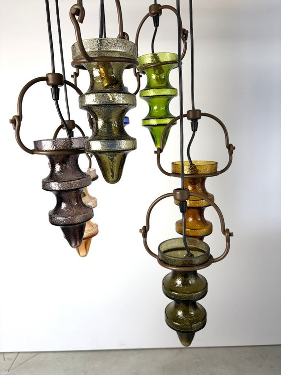 Brutalist stalacticte chandelier by nanny Still for Massive Belgium, 1960s – Glass, Metal (photo 2 of 13)