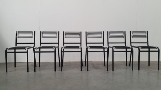 6X Rene Herbst Sandows Stoel Bauhaus
