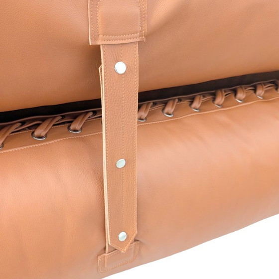 Anfibio Canapé Collezioni Allessandro Becchi Cuir Nouveau Revêtement Cognac – Canapés 3 places, Leather (photo 13 of 14)