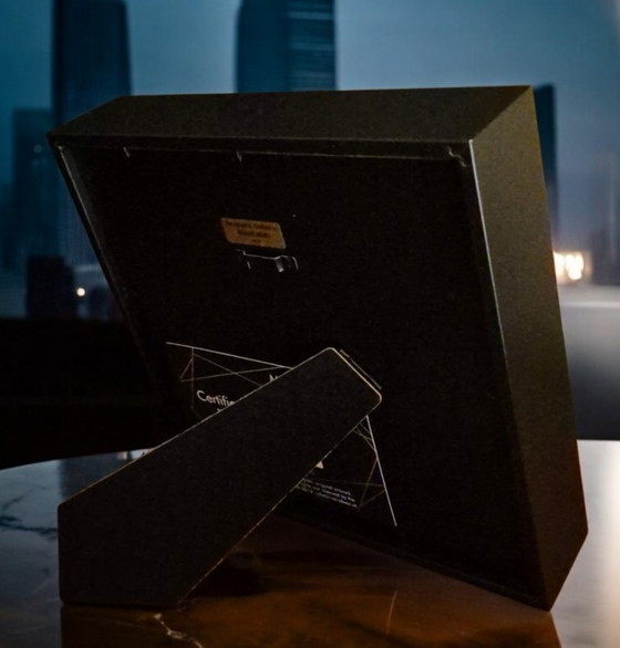 Image 1 of Golden PacTube Award Œuvre d'art plaquée or 23 carats dans un cadre en édition limitée