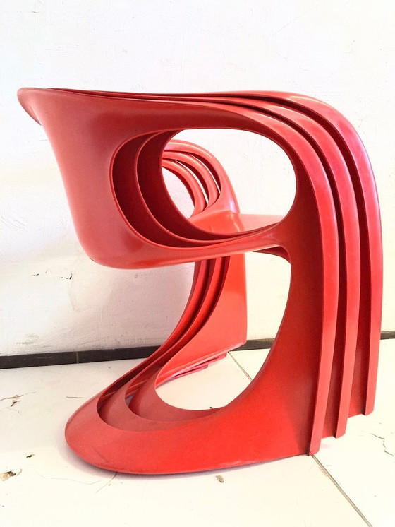 Image 1 of 3 Space Age armchairs from the 70s Design Alexander Begge for Casala