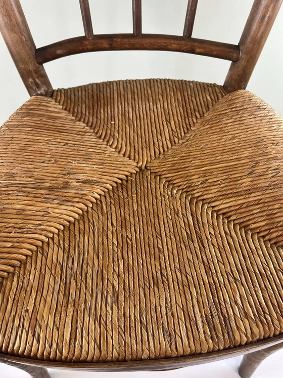 Sedia in legno e paglia – Sedie da pranzo, Wood, Vintage (photo 9 of 13)