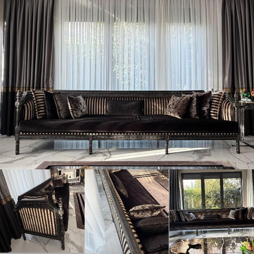 Handcrafted Neo Classical Sofa Set+12 Dining Chairs