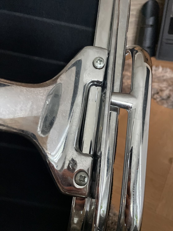 Image 1 of Sedia Eames EA107 Vitra "Hopsak/Velvet" - Vintage anni '80