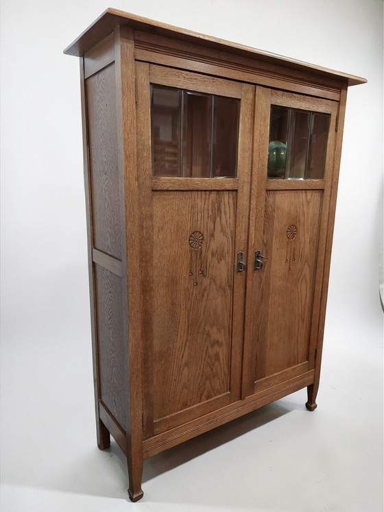 Image 1 of libreria antica in stile Art Déco