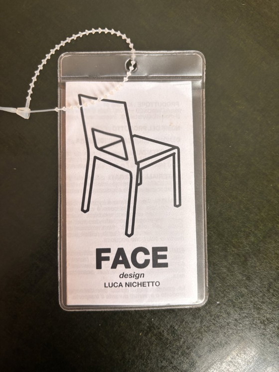 Image 1 of 4x Kristalia FACE chairs red | designer chairs | set of 4