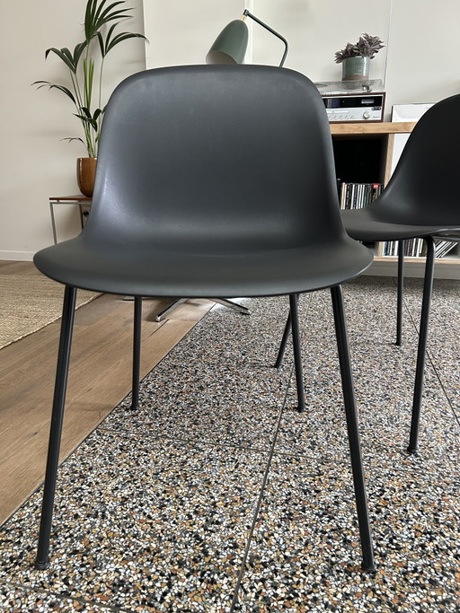 6 x Muuto Fiber Side Tube Stühle