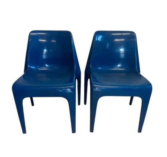 Image 1 of Set van 2 stoelen Schröder & Henzelmann - Space Age