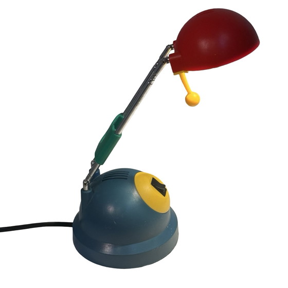 Image 1 of Postmodern - Telescopische bureaulamp - jaren 80 - Memphis-stijl