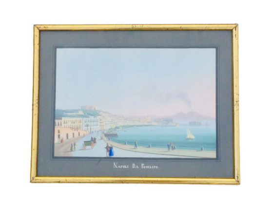 Image 1 of Gouaches napolitanos * siglo XIX * (según Giuseppe Scoppa)