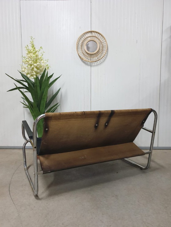 Image 1 of Two-Seater Tubular Lounge Piece, 1970s, Czechoslovakia