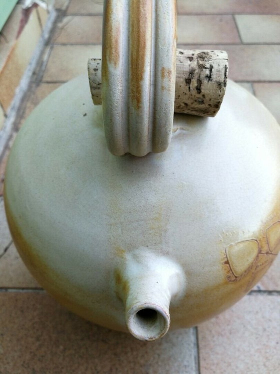 Image 1 of Raro antico vaso in terracotta smaltata del XIX secolo